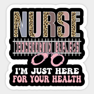 Correctional Nurse Sticker